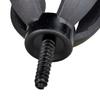 Mini Petal Golf Ball Retriever, 4-Prong Golf Ball Grabber Picker, Putter Grip Golf Ball Sucker Pickup Tool with Screw, Golf Accessories
