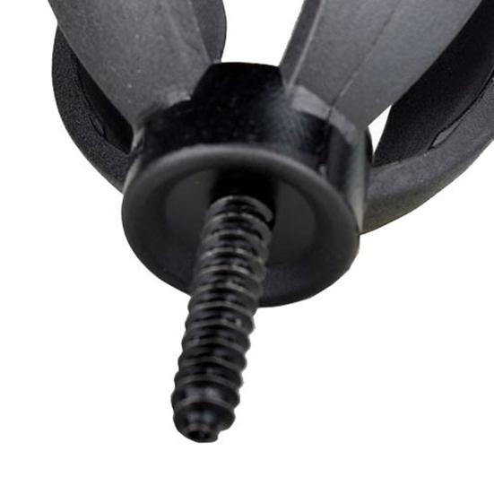 Mini Petal Golf Ball Retriever, 4-Prong Golf Ball Grabber Picker, Putter Grip Golf Ball Sucker Pickup Tool with Screw, Golf Accessories