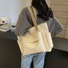 Canvas Tote Bag For Women With Zipper Pocket For Daily Office Use