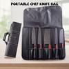 Portable Chef Knife Storage Bag Oxford Universal Kitchen Chef Roll Bags Handbag Tote Bag Butcher Knife Tool Storage Carry Case