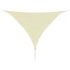VidaXL Triangular Oxford Fabric Sunshade 3.6 X 3.6 X 3.6 M Cream