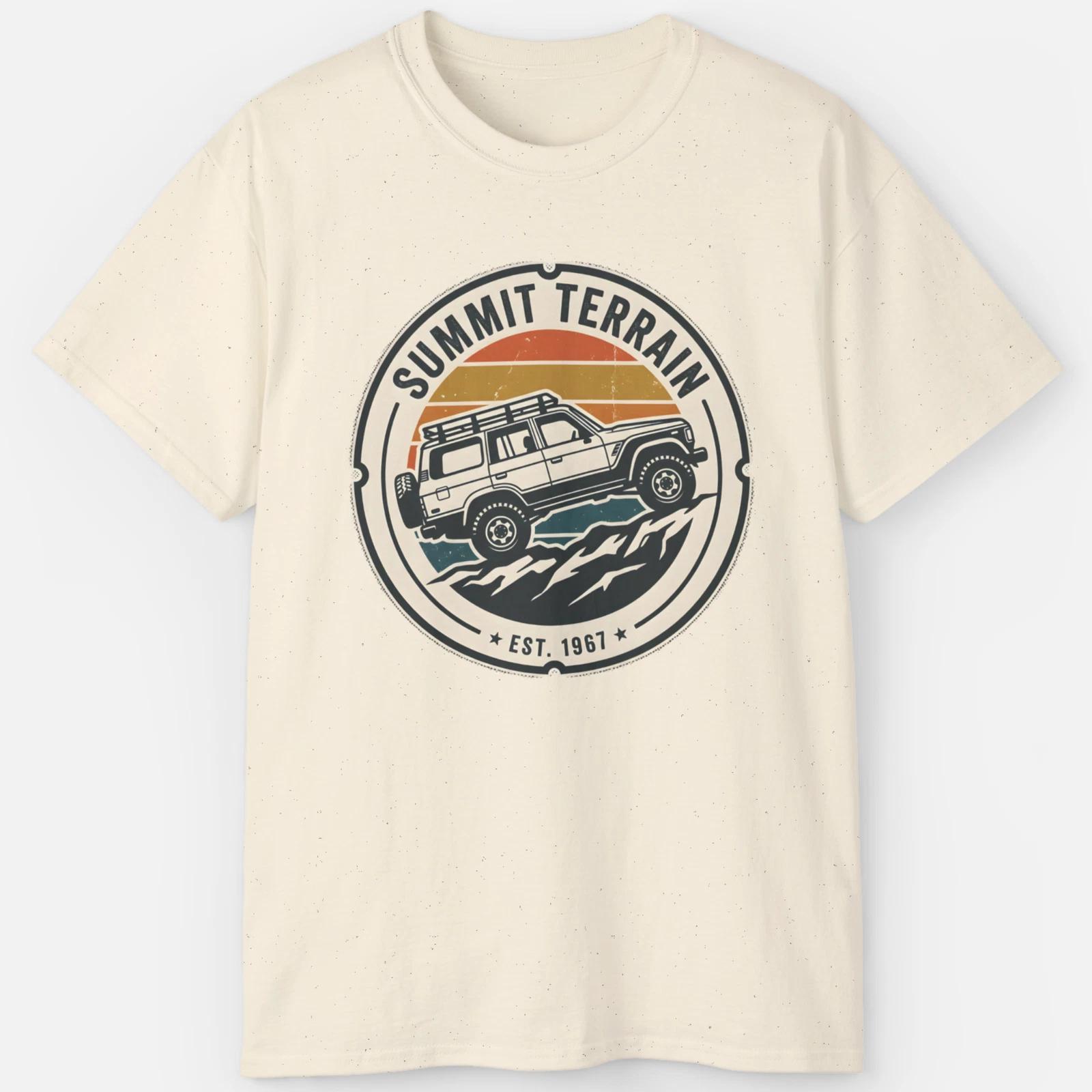 Summit Terrain Shirt – Vintage 4x4 Adventure Tee M