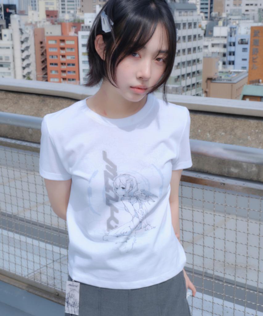 Miyuki Miyu Kiel Wing T-Shirt White (Slim)