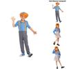Blippi Childrens Costume For World Book Week Party With Polyester Fabric For Kids 3 To 8 Years