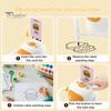 Kids Automatic Drawing Robot Toy with 100 Cards Interactive Educational Painting Robot Learning Toy Teaching Aid Toddlers Boys Girls Gift