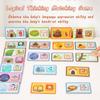 Baby Animals Matching Game Montessori Wooden Toys Thinking Logice Trainting Shape Cognition Education Parish Classroom Material