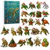 Animal Christmas Series Acrylic Wall Hangings With 24 Parts For Holiday Party And Celebration