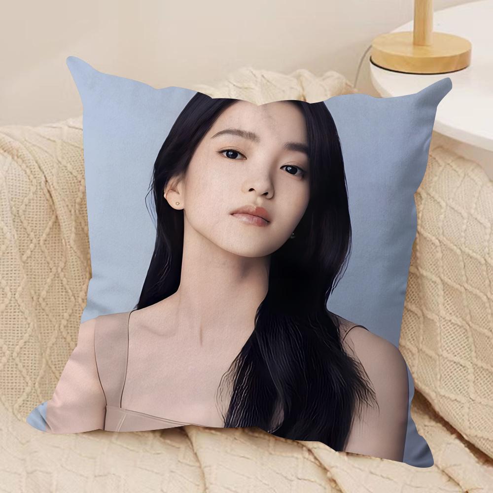 

Kim Tae ri Cushion Cover Soft Plush Fabric DoubleSided Printed Sofa Cushion Cover for All Seasons Home Decor Gift 30x30cm