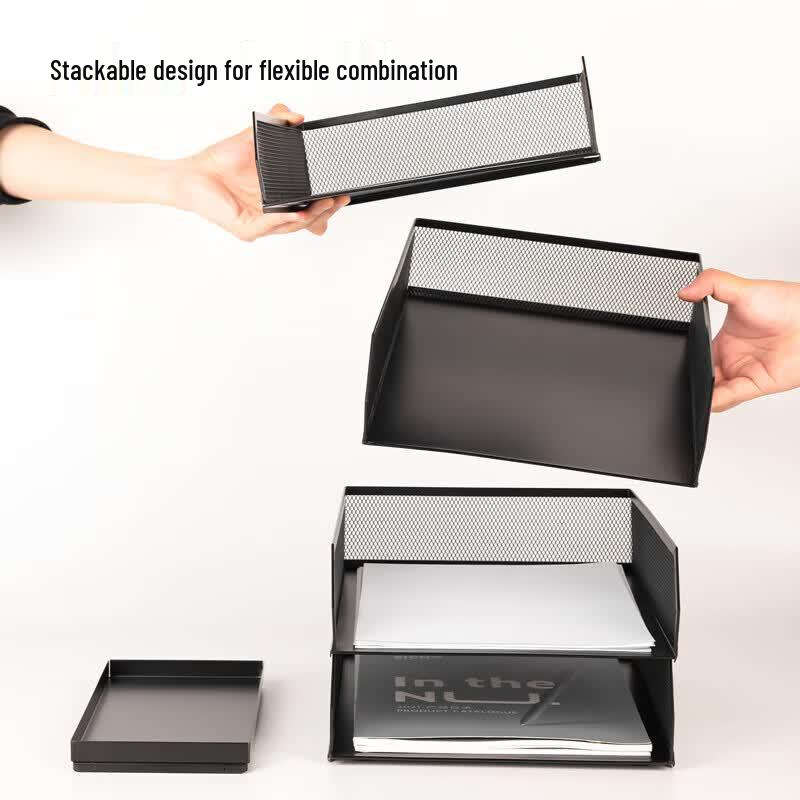 Deli Metal Multi-layer Desktop File Organizer