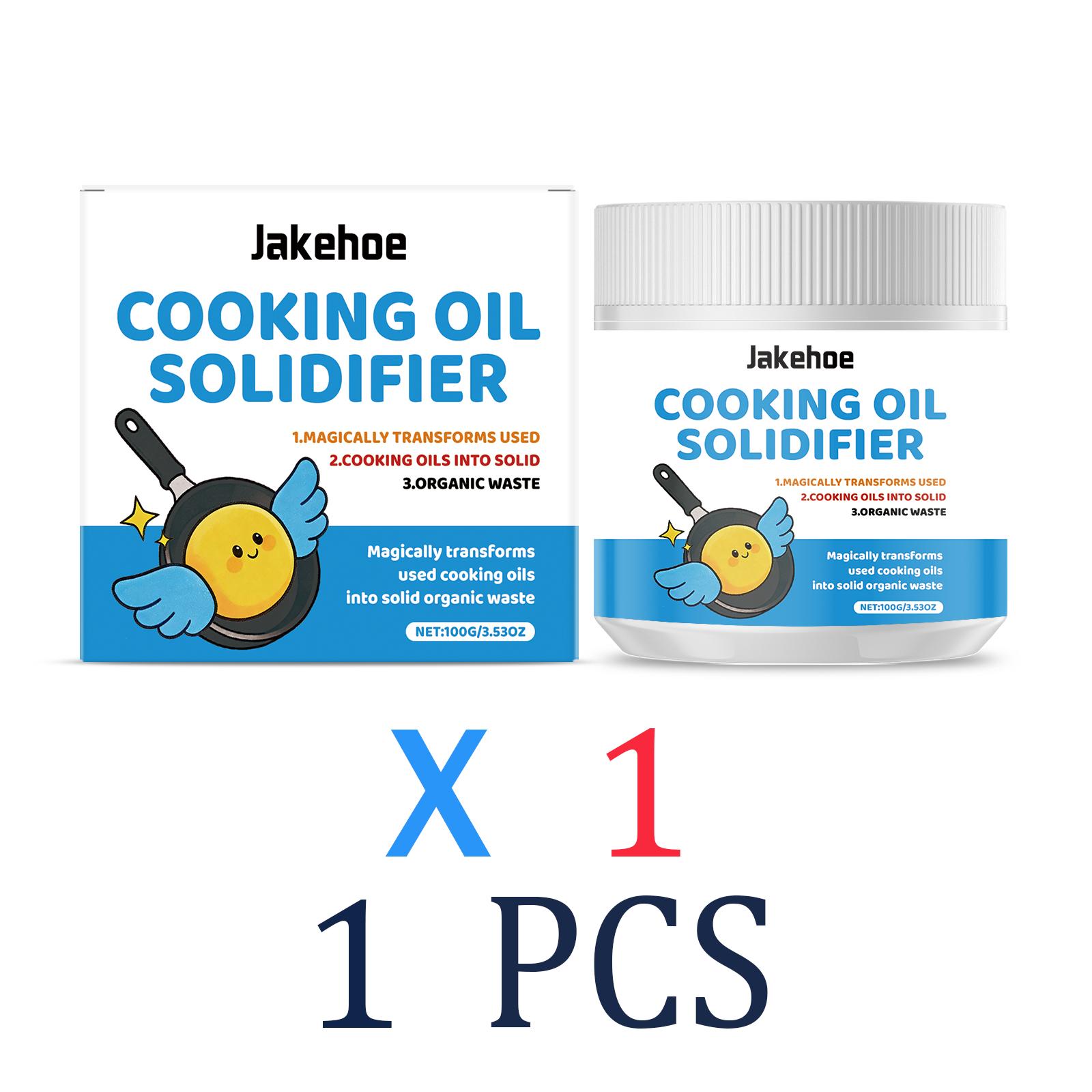 Waste Oil Solidifier Kitchen Oil Hardener Cooking Grease Treatment Eco Friendly Oil Disposal Fryer Cleaner 100g Mess Free 1 Pcs