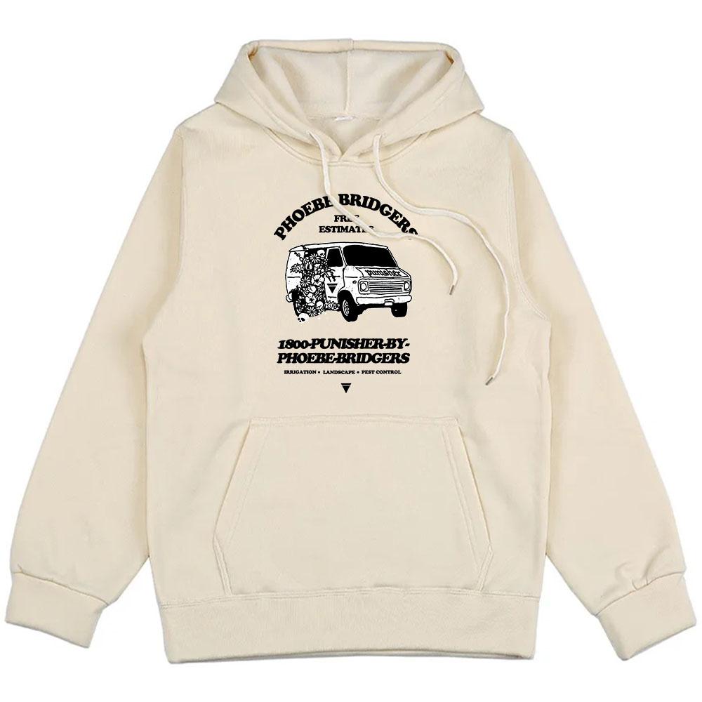 Hoodies Punisher Phoebe Bridgers Printing Sweatshirts Ropa Hombre Sudaderas Streetwear Hip Hop Unisex Clothes