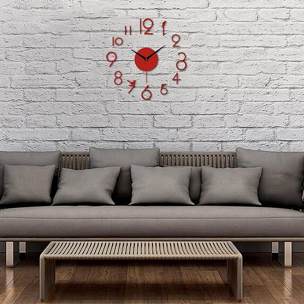 Without Batteries Wall Clock 1pc 3.5\" Hour Hand 3D 60cm Diameter