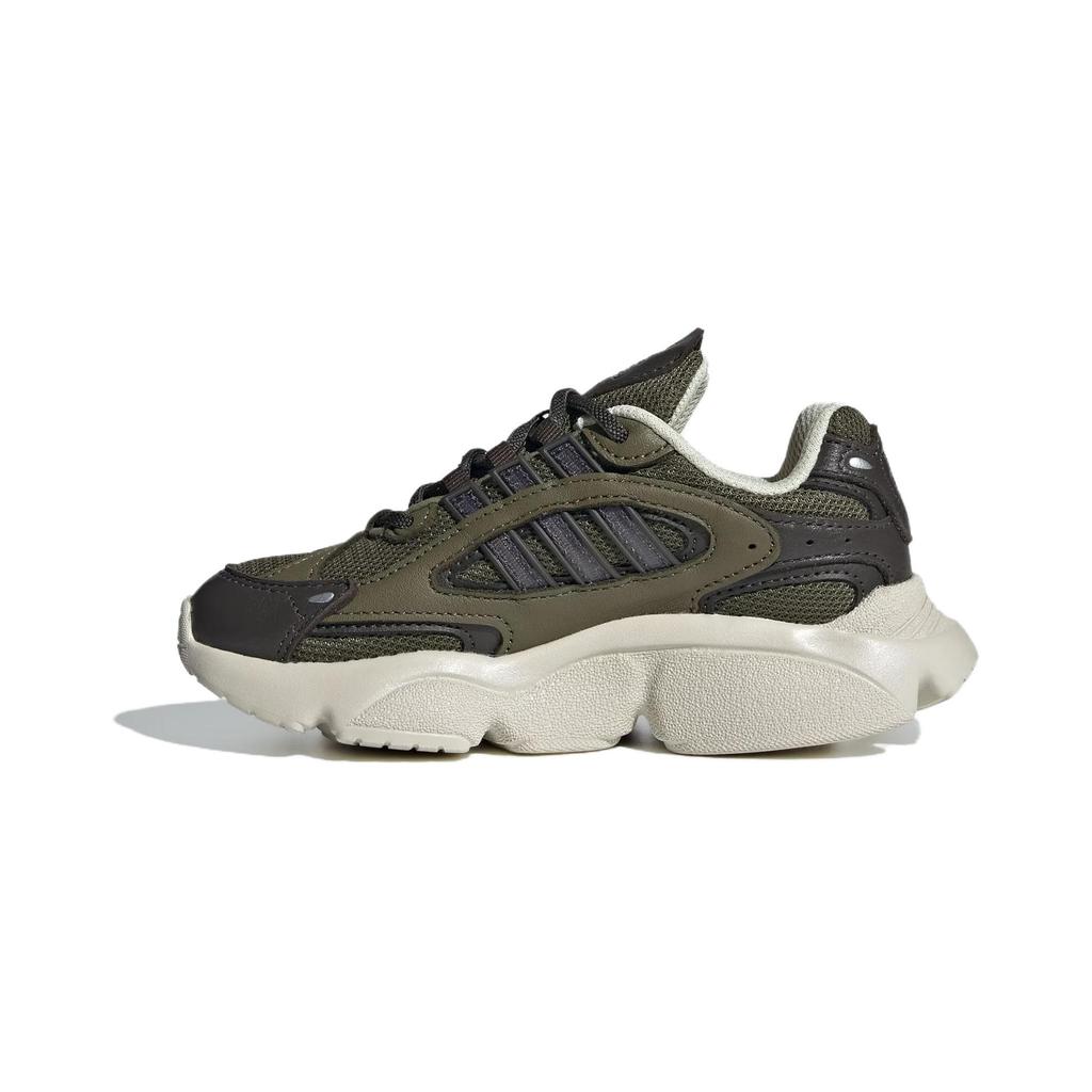 Adidas Ozmillen Elastic Lace J Focus Olive Kids Sneakers Green Shadow-Olive Aluminium IG1842