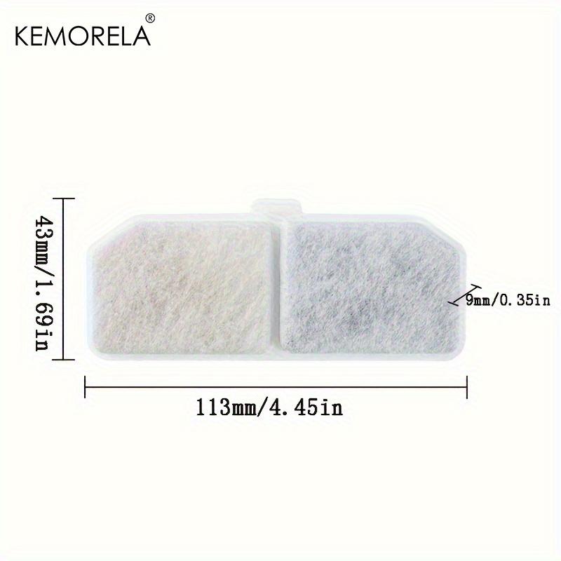 Filtri in Carbone Attivo da 10/16 Pezzi per Fontanella d'Acqua per Animali Domestici Sostituzione 113x43mm Nucleo in Resina Compatibile con Dispenser Intelligenti per Gatti Cani