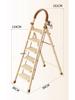 Carbon Steel Telescopic Folding A-Frame Ladder & Clothes Rack