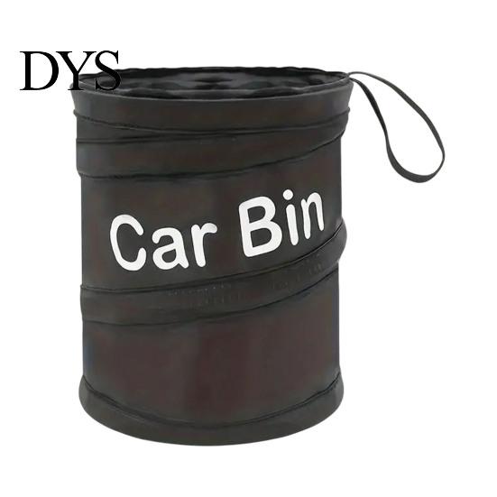 Car Waste Management Solution Collapsible Trash Can, Interior Foldable Container, Waterproof Oxford Travel Essentials for Organization Cloth Bin with