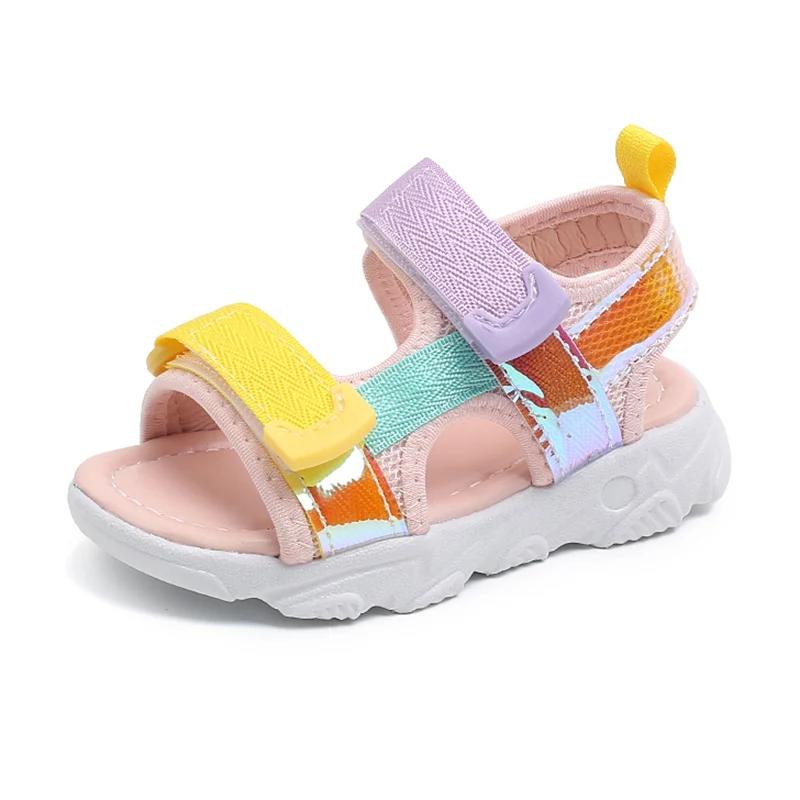 

Девочки Сандалии Летняя Детская Обувь Мода Легкие Мягкие Балетки Малыш Маленький Мальчик Сандалии Младенец Повседневные Пляжные Детские Туфли 30 розовый