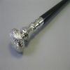 Designer Walking Cane Wooden Walking Stick Silver Brass Handle Knob Gift