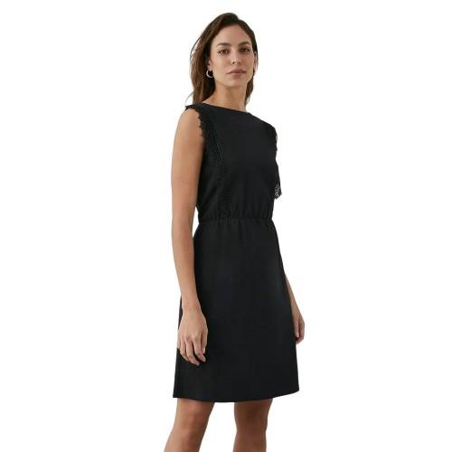 Abito in jersey con dettagli in pizzo da donna/signora Principles 14 UK nero