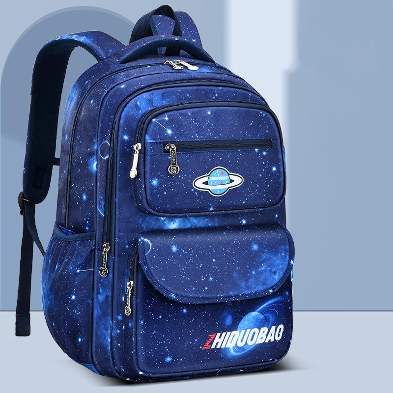

Подростковый детский рюкзак с принтом «Звездное небо», детский наплечный рюкзак для мальчика и девочки, водонепроницаемый школьный рюкзак для спорта и путешествий, с несколькими карманами 1 PCS