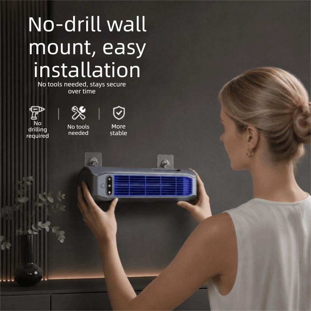 Quiet Portable Desk Fan Digital Display Phone Stand New Bladeless Cooling Fan  Kitchen Cooling