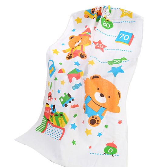 Badetuch, atmungsaktive, feuchtigkeitsabsorbierende Baumwolle, weiche Babyhandtuchdecke für den täglichen Gebrauch