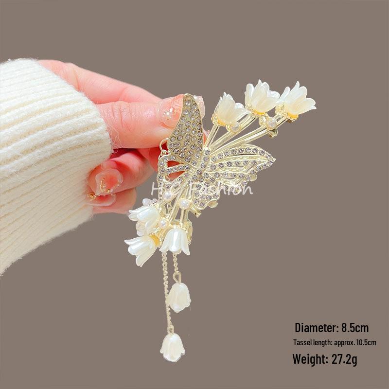 

Ландыш Цветочная Кисточка Заколка для Волос - Женский Аксессуар в Древнем Стиле