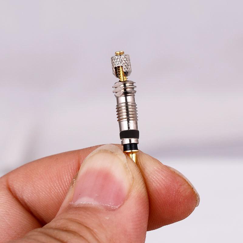 Bicycle Removable Presta Valve Core Kit MTB Road Bike FV Nozzle Replacement Tubeless Service Parts Alloy Remover Tool