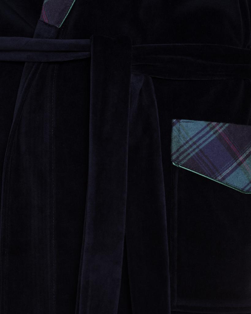 RE-104 Men's bathrobe • Color: Dark navy blue 1035 • Size: XL