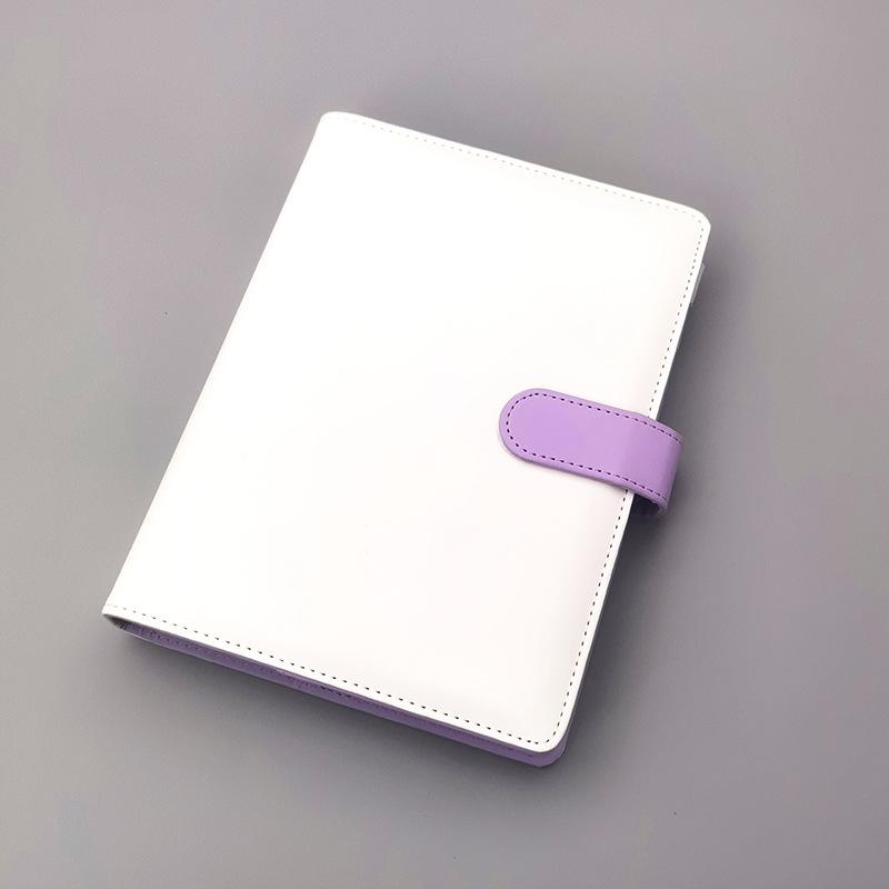 Color blocked 3-inch photo album, detachable loose leaf, A5 loose leaf, star chasing small card booklet, magnetic buckle, detachable ledger shell