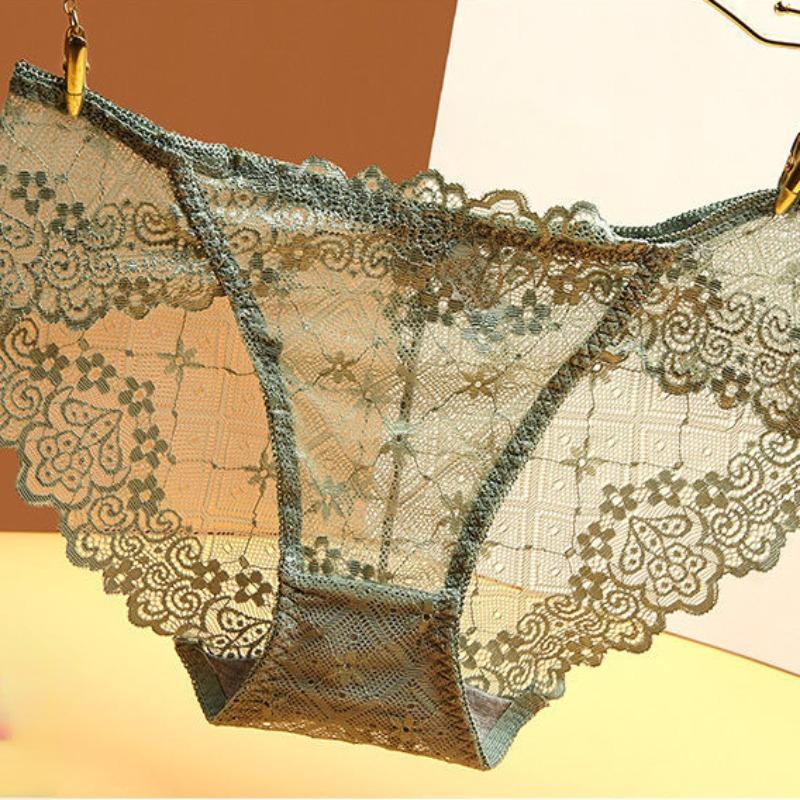 2/4PCS Spitze Sexy Höschen frauen Unterhose Niedrige Taille Unterwäsche Frauen Pantys Dessous