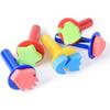 Heart Stamp 5pcs Painting Foam Painting Stamper Heart Flower Star Tree Shaped Drawing Brush Finger Paint Stamper for DIY Craft Sponge Paint for