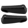 Pair Rear Foot Pegs Pedal Pad Motorcycle Folding Footrest Fit for Vespa GT GTS GTVBlack