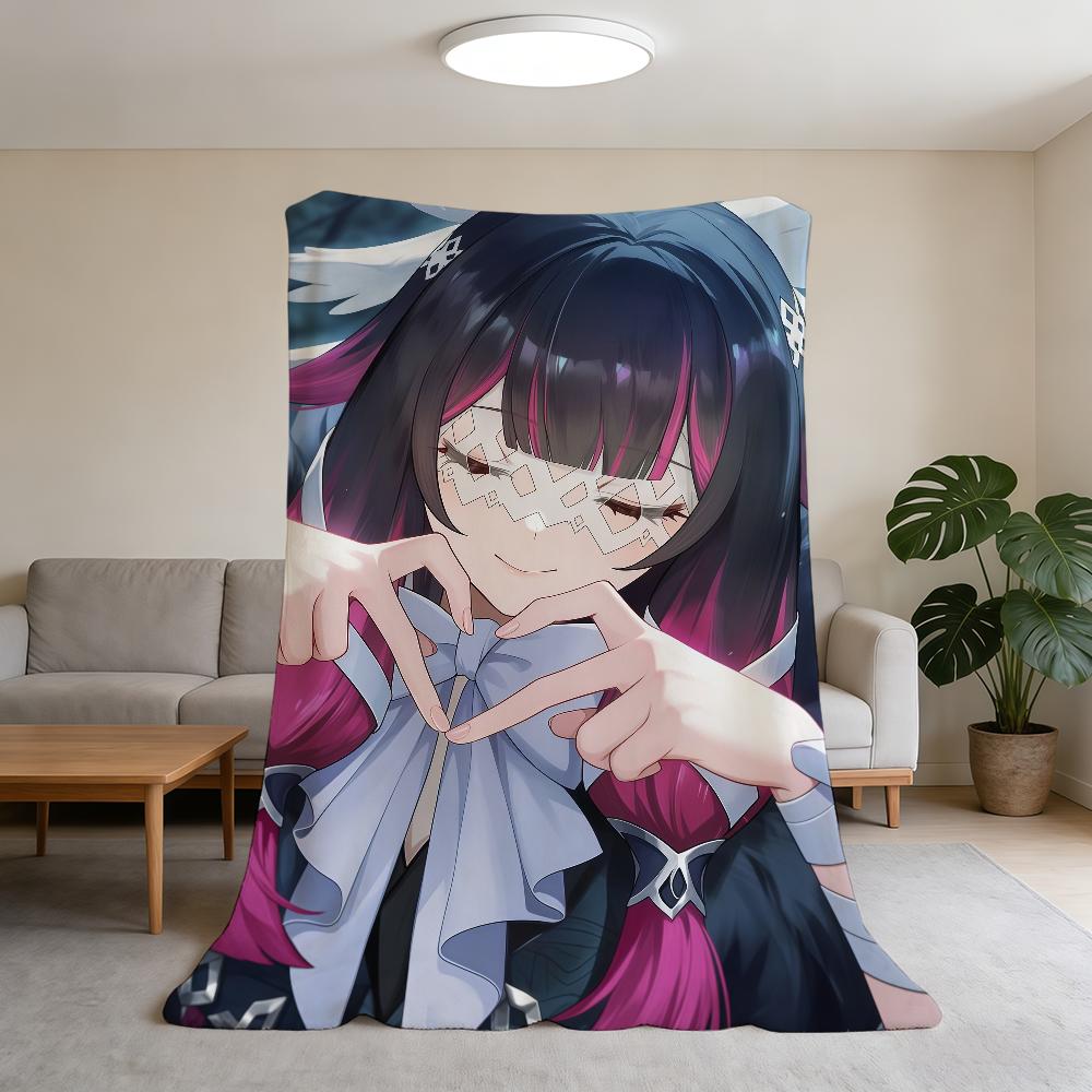 

Blanket Super Warm Comfortable Plush Throw Blanket Columbina Child Genshin Impact Home Sofa Bedroom Gift 75x90cm