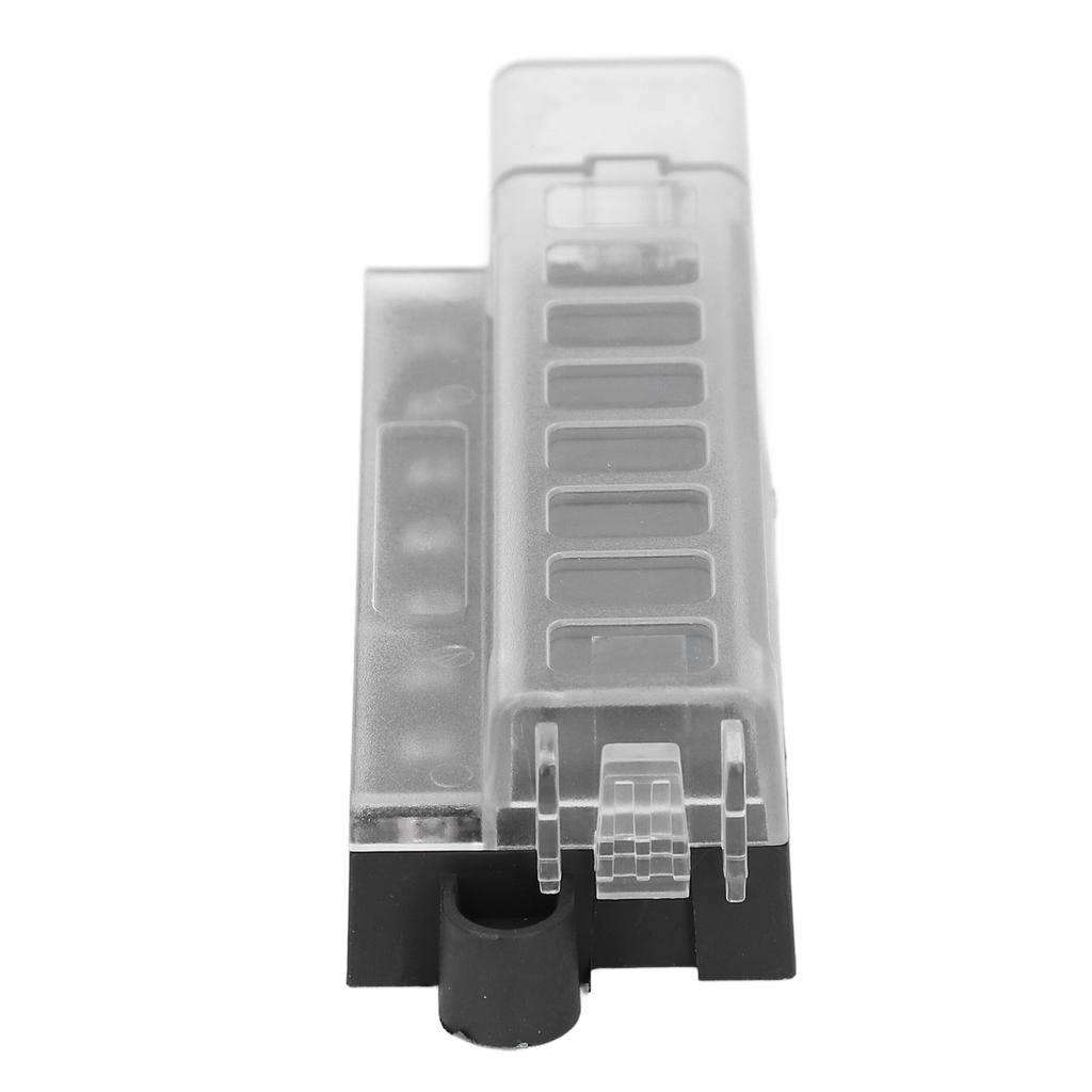 1 Eingang 8 Ausgänge Flachsicherungskasten Kompakte Transparente Abdeckung ATO ATC 8-fach Flachsicherungsblockhalter 32VDC