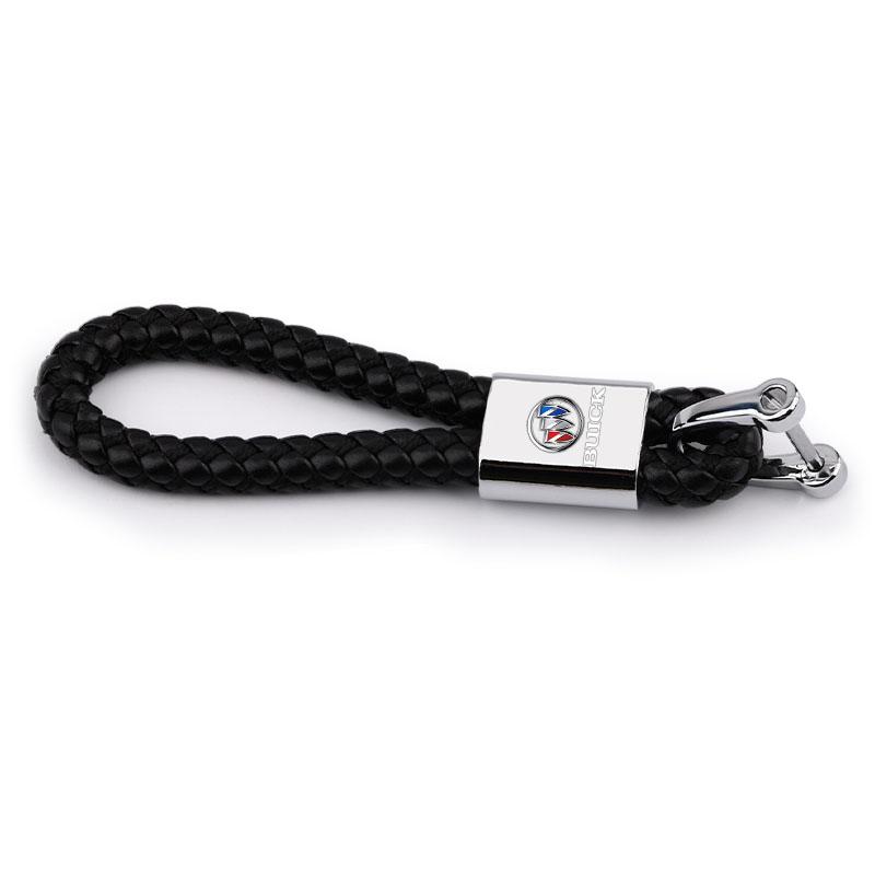 1 Stück Handgeflochtenes Leder Autoschlüsselanhänger Schlüsselring Autozubehör Für Buick Regal GS GL6 GL8 Avenir Lacrosse Riviera Envision Lesabre Velite