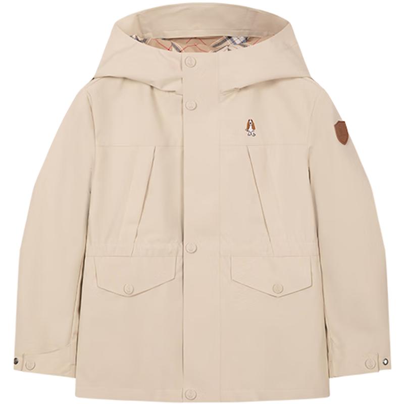 Hush Puppies Kids  Hooded Triple-Defense Windbreaker Jacket 140