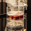1pc-Multi-Layer Rotary Jewelry Storage Box Round Display Stand DIY Bead Jewelry Classification Transparent Display Case For