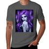 Goth Beauty Purple TShirt Novelty Graphic Tee Shirt