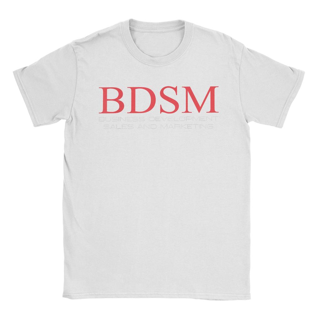 BDSM Business DevelopUnisext Sales and Marketing TShirts for Unisex  Casual Pure Cotton Tee Shirt Crew Neck Short Sleeve T Shirt Tops