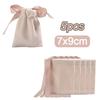 5pcs Thicken Jewelry Bags Small Bracelet Velvet Packaging Pouches Ribbon Bow Drawstring Gift Bag Jewelry Protect Storage Box