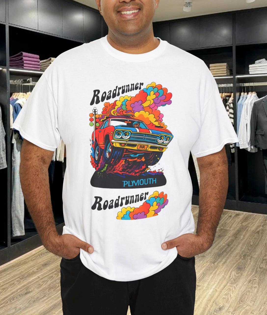 Men s and Women s T-shirts Mopar Plymouth Road Runner Car Cotton Unisex T-Shirt S