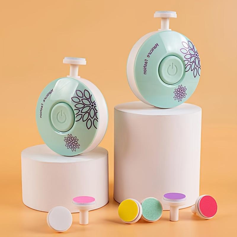 (Without Battery) 3pcs Electric Baby Nail Trimmer Kid Nail Polisher Tool Infant Manicure Scissors Baby Hygiene Kit Baby Nail Clipper Christmas