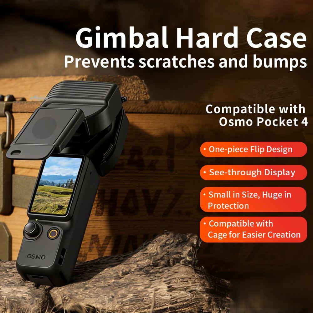 Flip Cover Screen Protector Portable Lens Cover for DJI Osmo Pocket 4 Action Camera Accessories