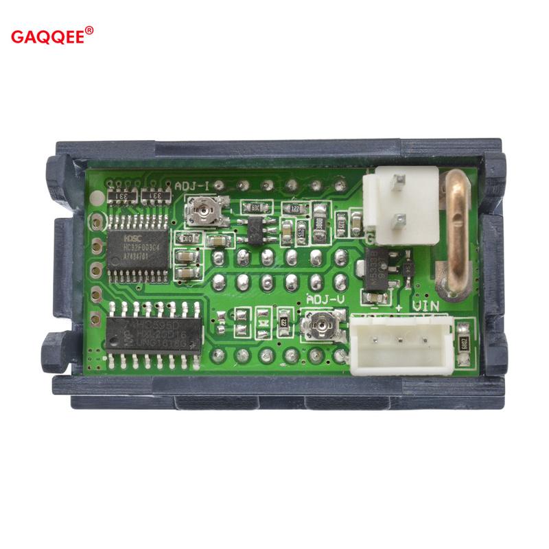 Voltmeter Ammeter DC 200V 10A  Blue Red Dual Digital LED Display Ampere Volt Voltage Current Meter Tester Detector 4 Bit 5 Wires