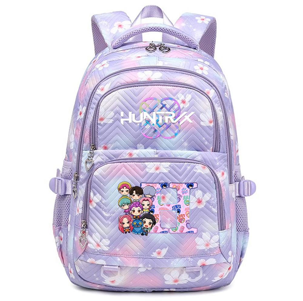 

26 English Letter K-Pop Printed Backpack Student Teenager Bookbag for Boy Girl Schoolbag Kid Gift Women Large Capacity Travel Bag Mochila