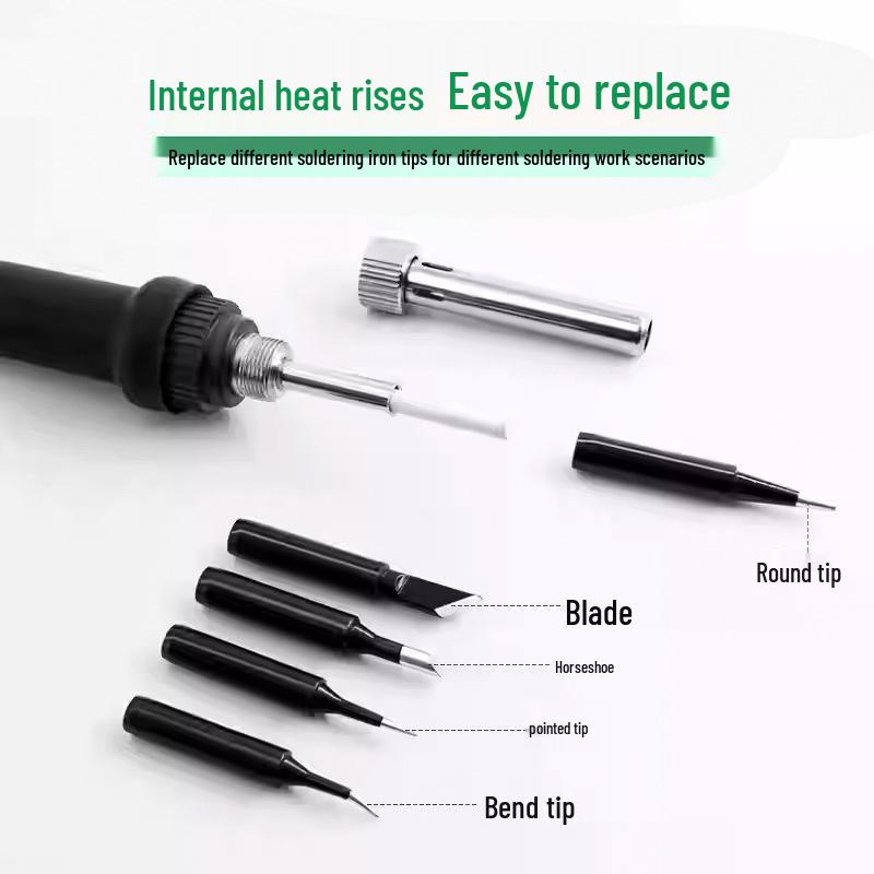 Black King Kong 936 Soldering Iron Tip - Constant Temperature, Internal Heating, Electric Soldering Station Tip.