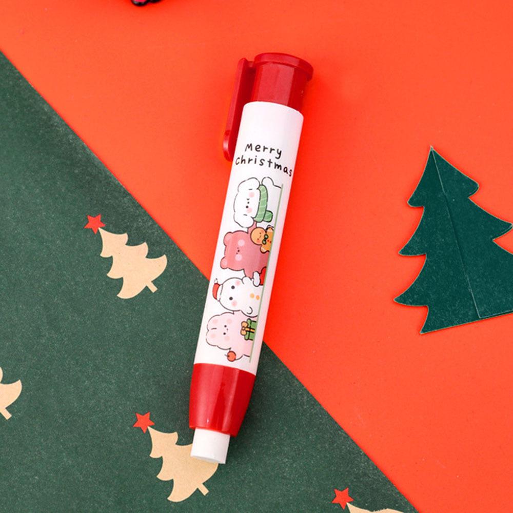 

1 шт. канцелярский пресс растягивающийся рождественский резиновый школьные принадлежности прекрасный творческий новинка детские подарки карандаш ластик