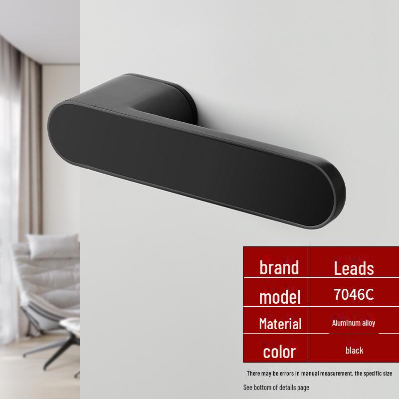Minimalist Silent Magnetic Door Lock for Bedroom, Indoor Wooden Doors, and Bathroom