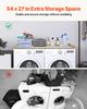 VEVOR Washer Dryer Countertop, 54" X 27" Wooden Washer and Dryer Countertop